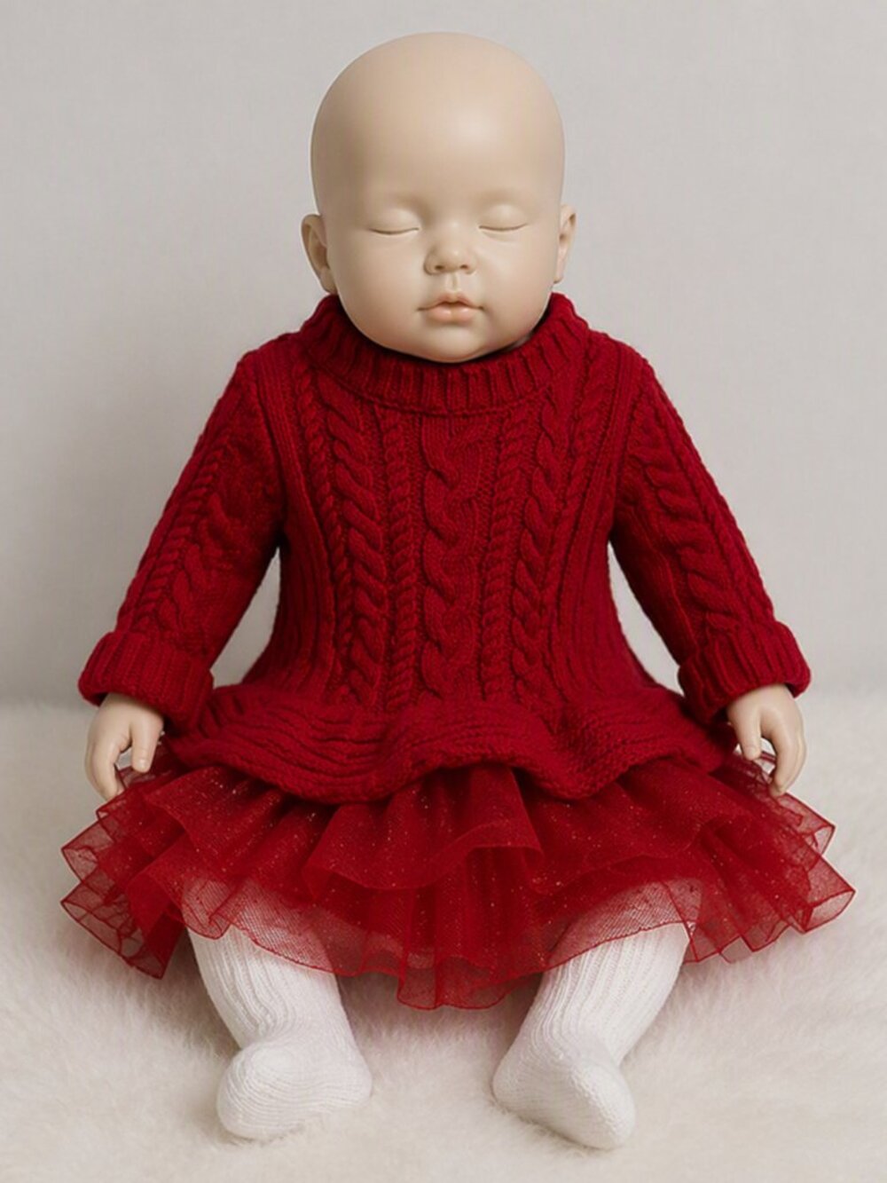 ✨❤️ Boutique Red Cable Knit Tutu Dress ❤️✨